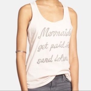 Malibu native mermaid Cotton tank top M/L